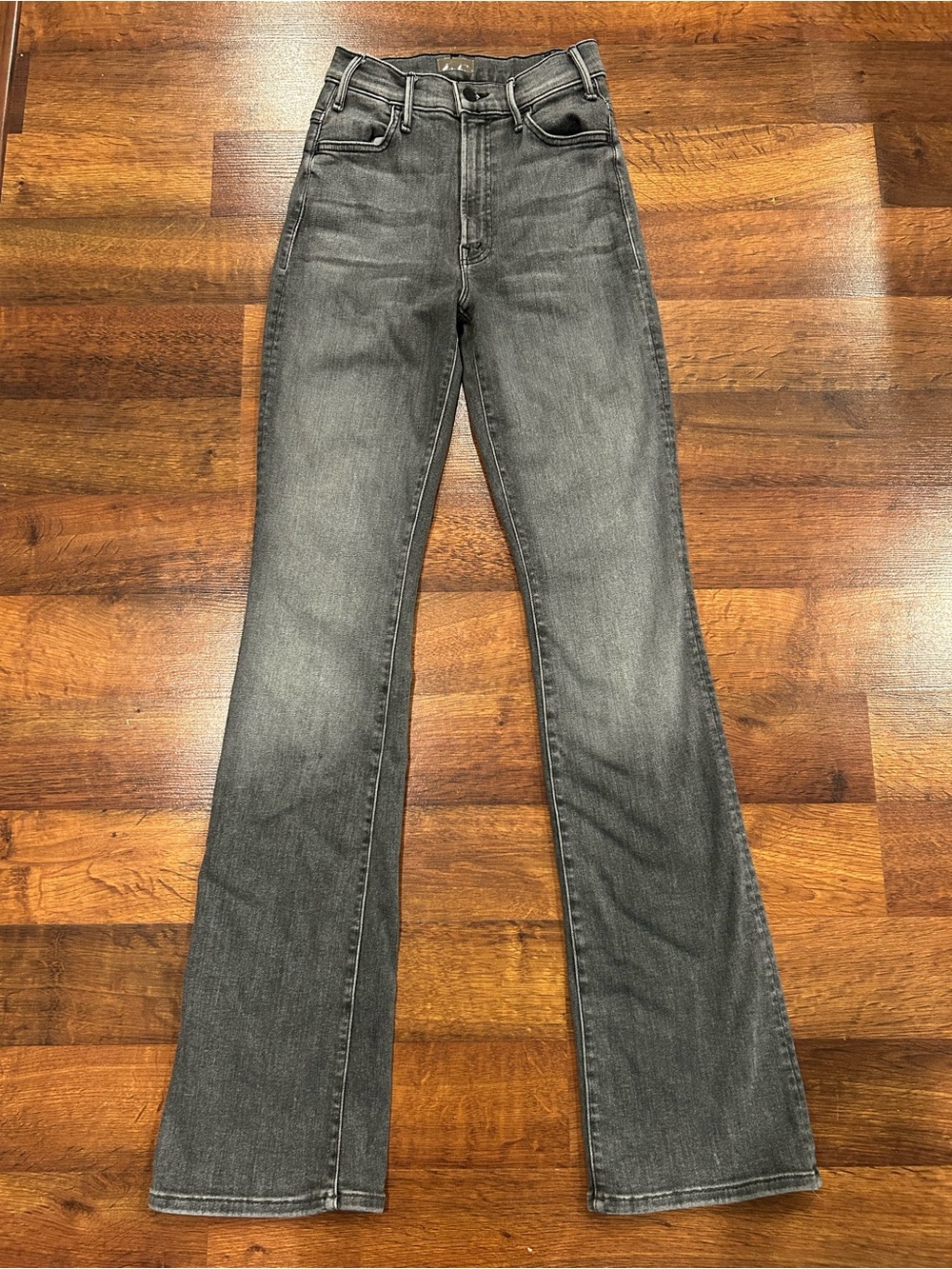MOTHER Jeans The Hustler Heel Magic 8 Ball Women’s Size 24 Stretch Bootcut Flare